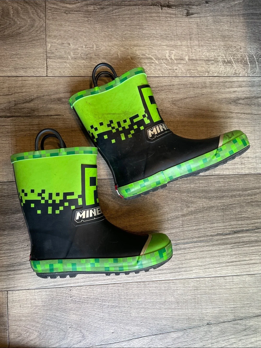 Minecraft Youth Boy’s Rain Boots